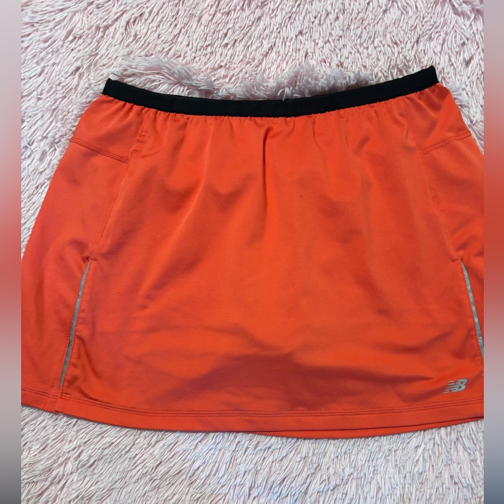 New Balance Bright Orange Skirt#1